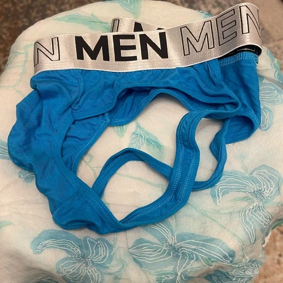 Men's Blue Jockstrap - Picture 2 of 2
